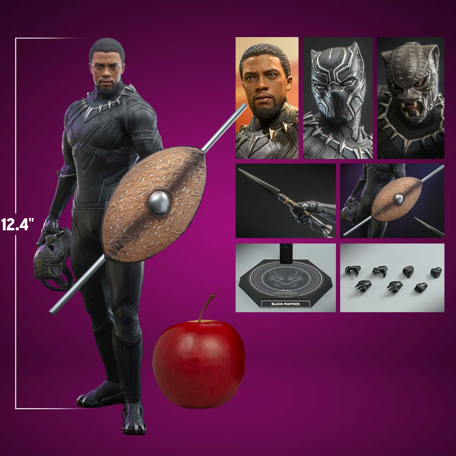 Black Panther (Original Suit) Sixth Scale Figure by Hot Toys