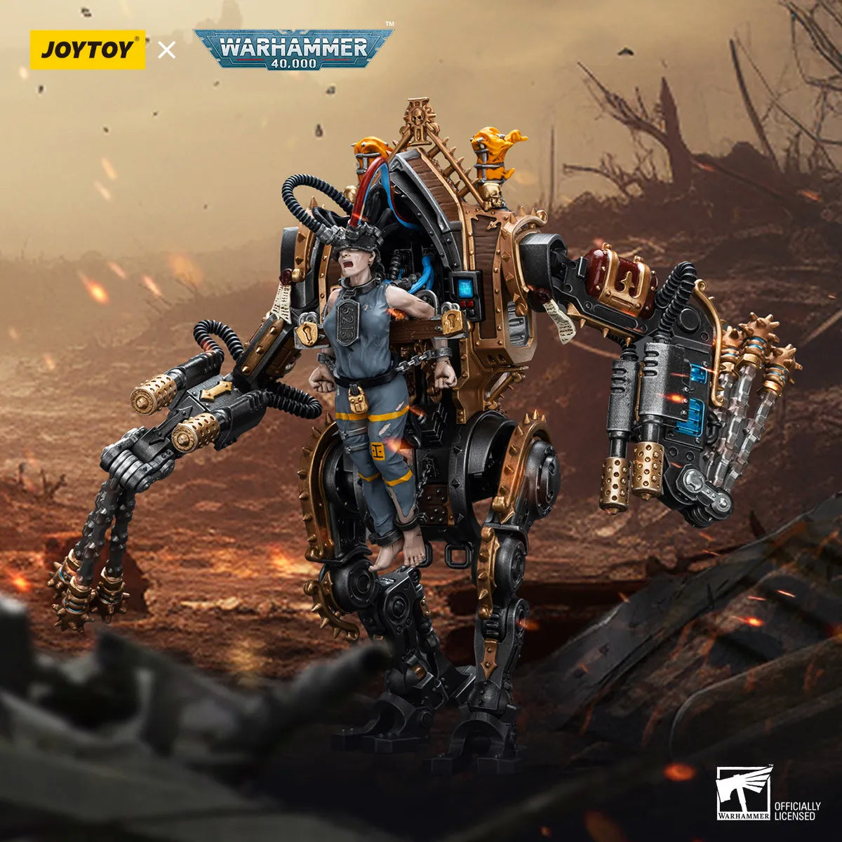 JOYTOY JT9442 Warhammer 40k 1: 18 Adepta Sororitas Penitent Engine with Penitent Flails