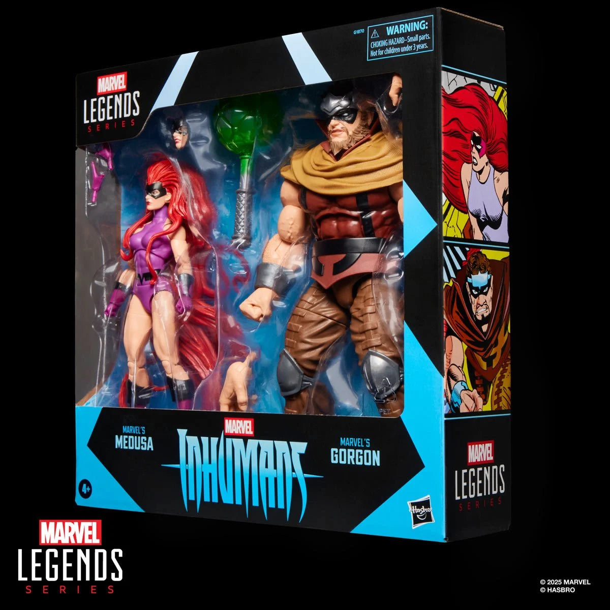 Inhumans Marvel Legends Medusa & Marvel’s Gorgon 2-Pack Action Figures