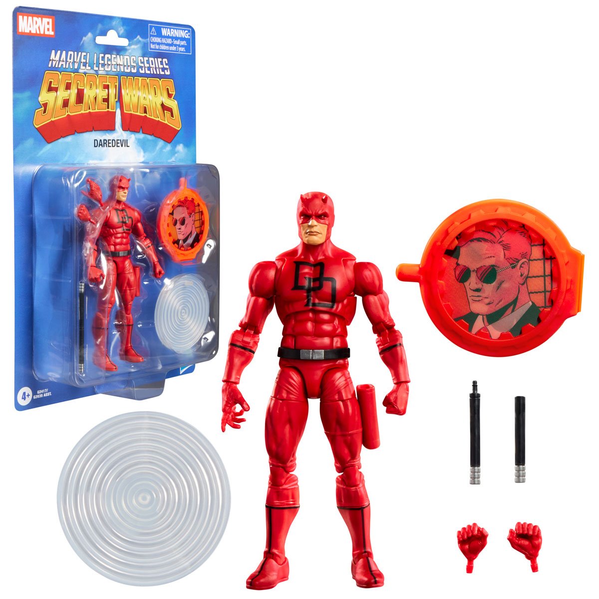 Secret Wars Marvel Legends Series Daredevil Action Figure