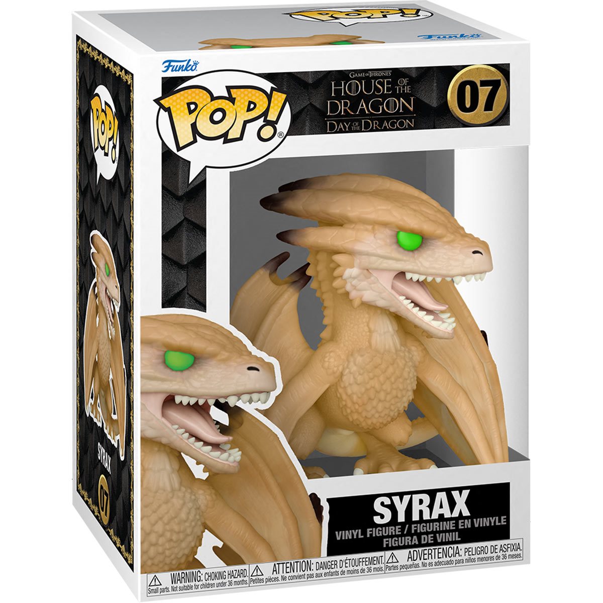 House of the Dragon Syrax Vinyl Figure By Funko Pop!