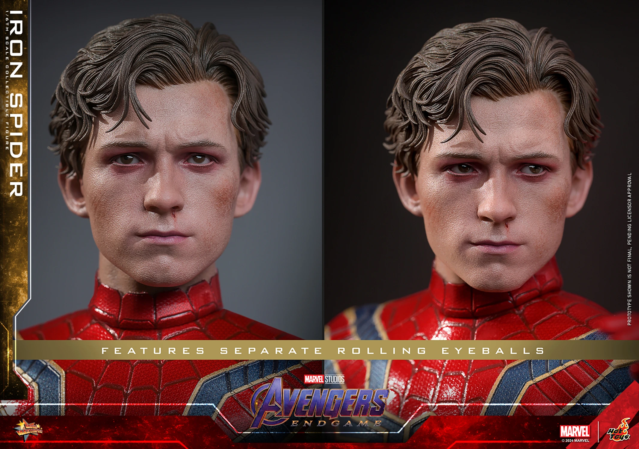 Iron Spider Sixth Scale Collectible Figure (MMS761) by Hot Toys