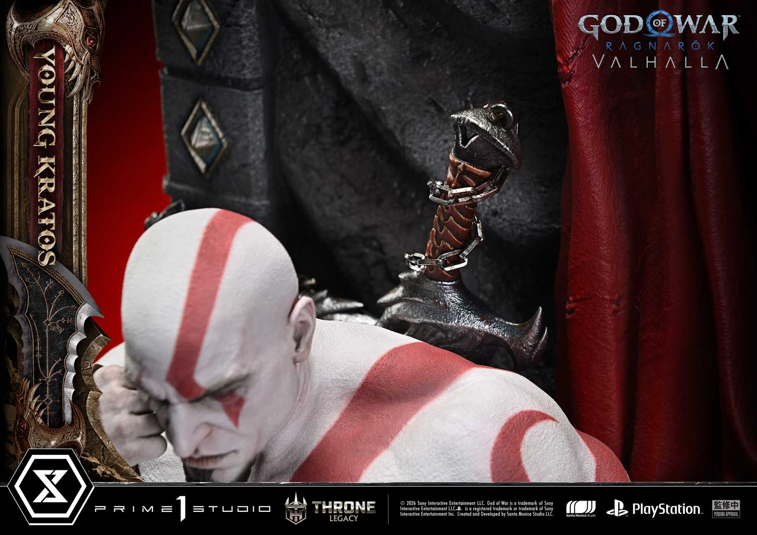 God of War: Ragnarok Young Kratos Bonus Version Statue