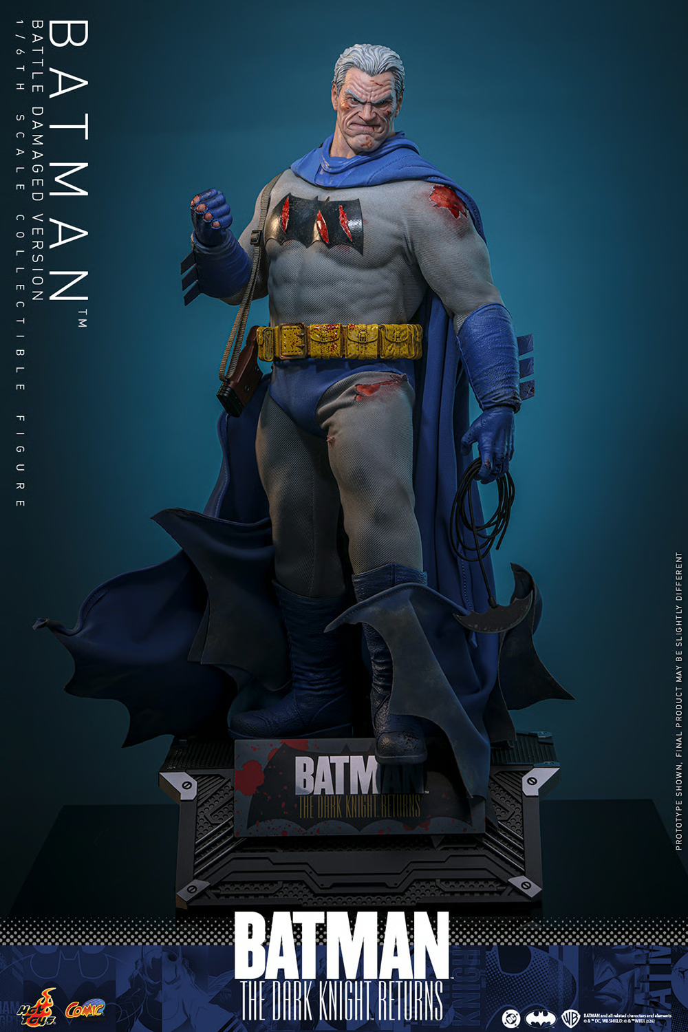 Batman (Battle Damaged Version) Sixth Scale Figure by Hot Toys