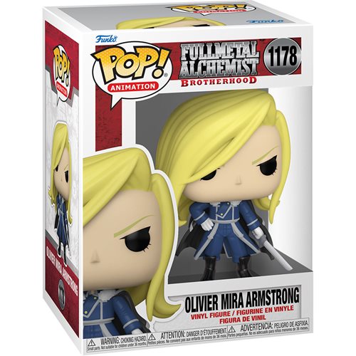 Fullmetal Alchemist: Brotherhood Olivier Mira Armstrong with Sword  Vinyl Figure By Funko Pop!