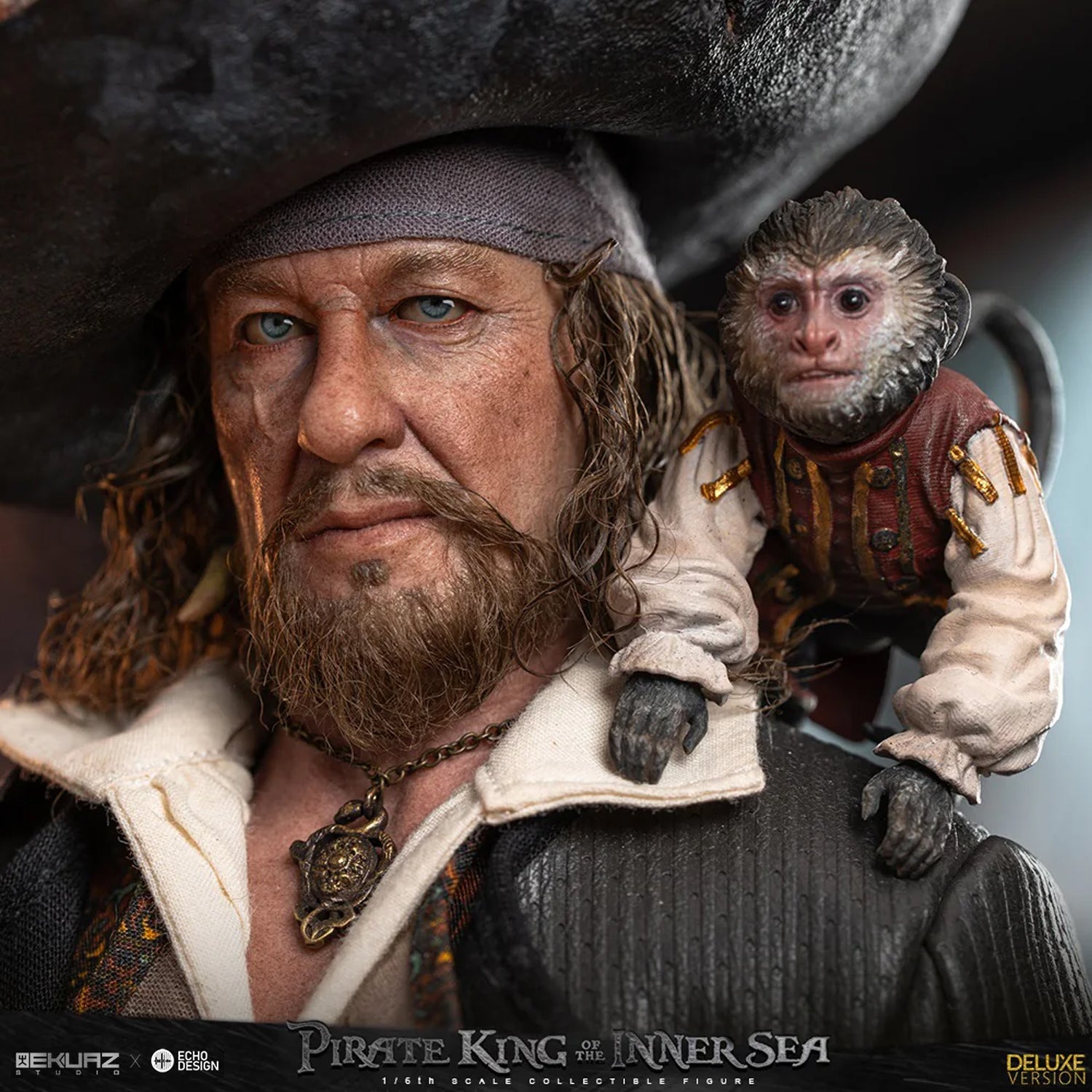 Ekuaz Studio x Echo Design King of the Caspian Sea 1/6 Figure (POTC Hector Barbossa)