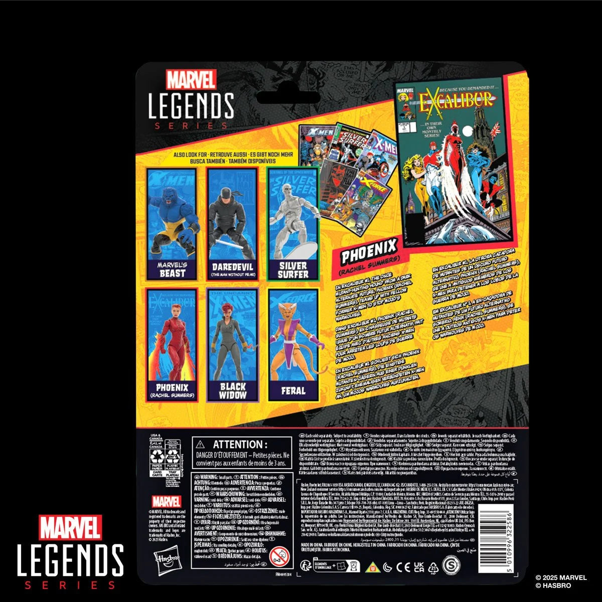 X-Men Marvel Legends Series Phoenix (Rachel Summers) Excalibur Action Figure