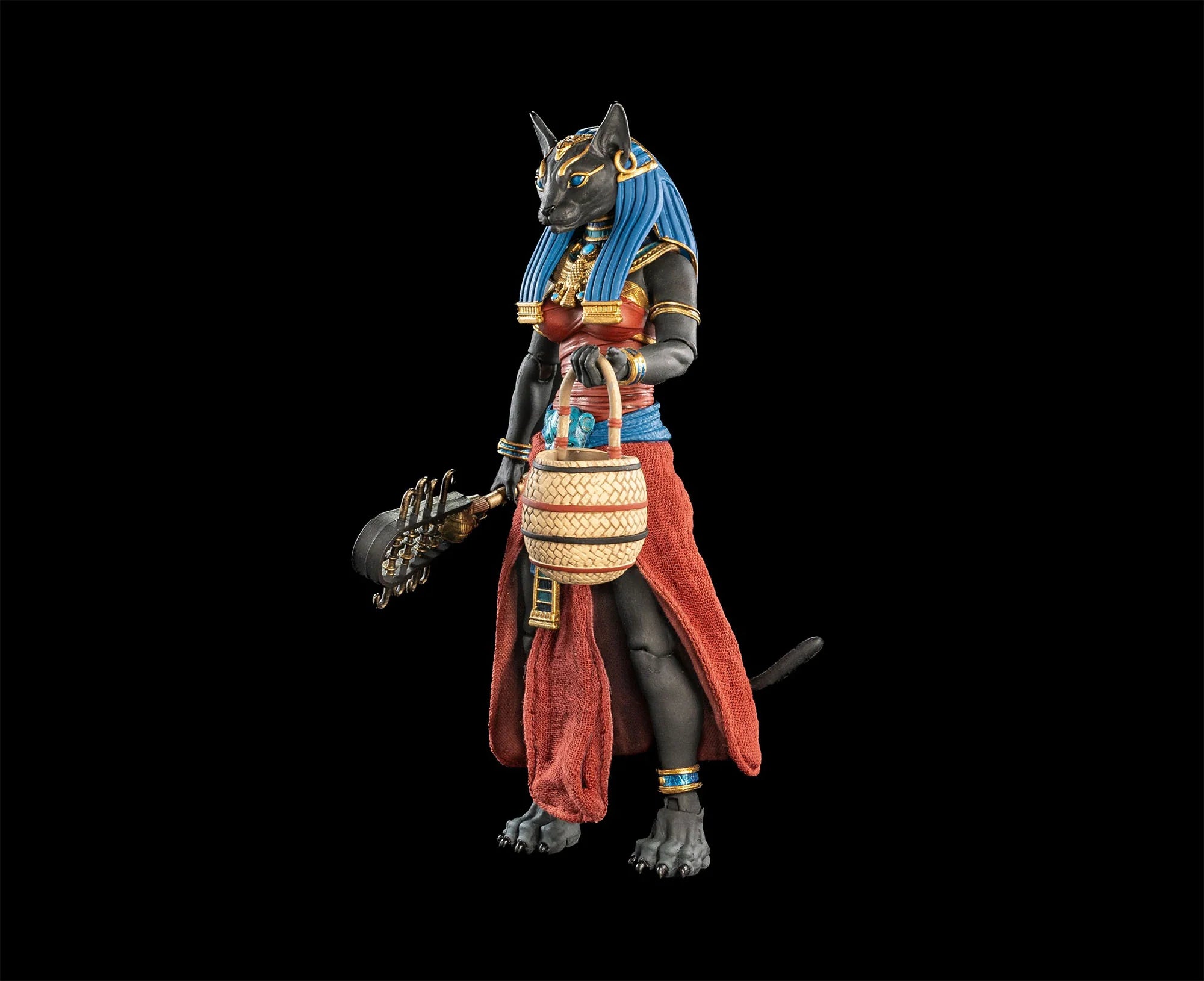 Figura Obscura Bastet (Black and Red Ver.) Action Figure