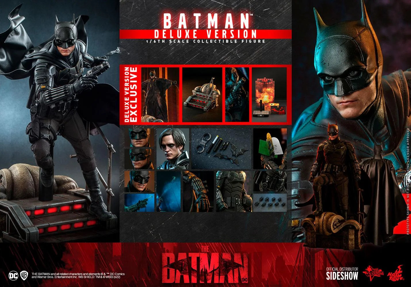 BATMAN (DELUXE VERSION) Sixth Scale Figure by Hot Toys