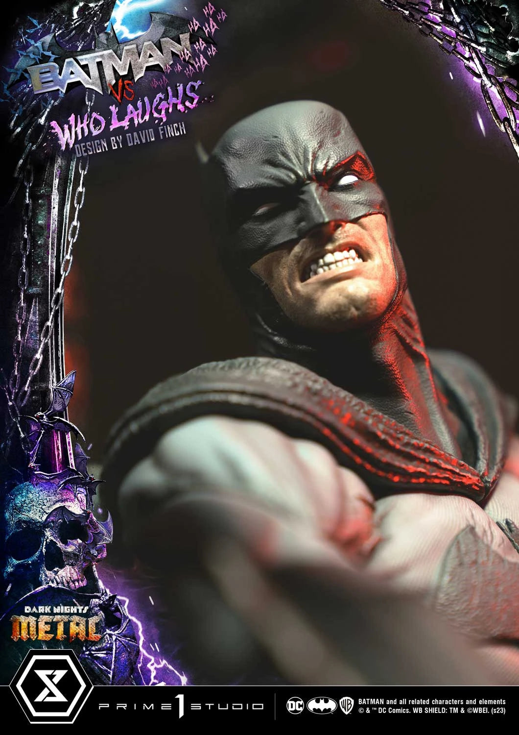 Batman vs Batman Who Laughs Statue By Prime 1 Studios