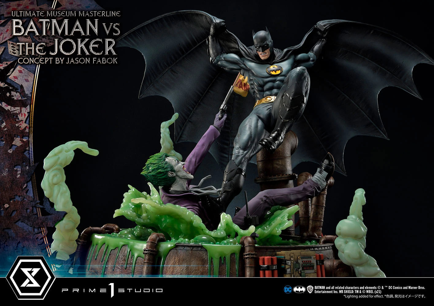BATMAN VS. THE JOKER (DELUXE VERSION) 1:3 Scale Statue by Prime 1 Studio