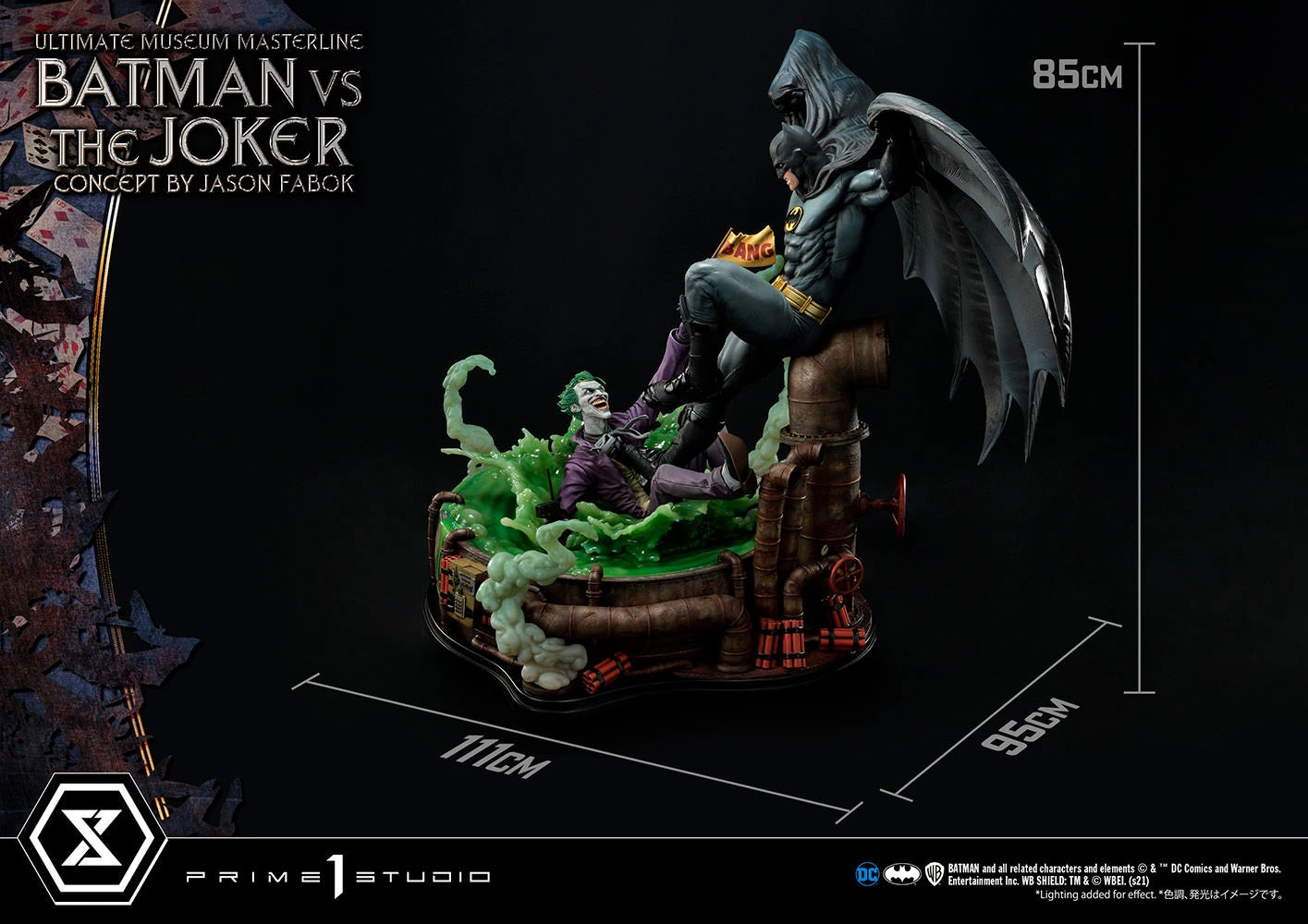 BATMAN VS. THE JOKER (DELUXE VERSION) 1:3 Scale Statue by Prime 1 Studio