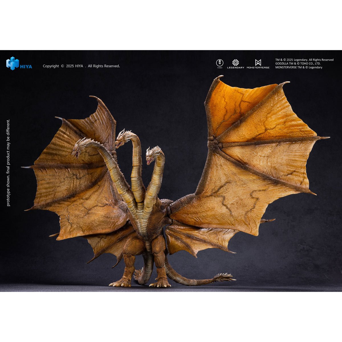 Godzilla: King of the Monsters King Ghidorah 2.0 Exquisite Basic Series Action Figure