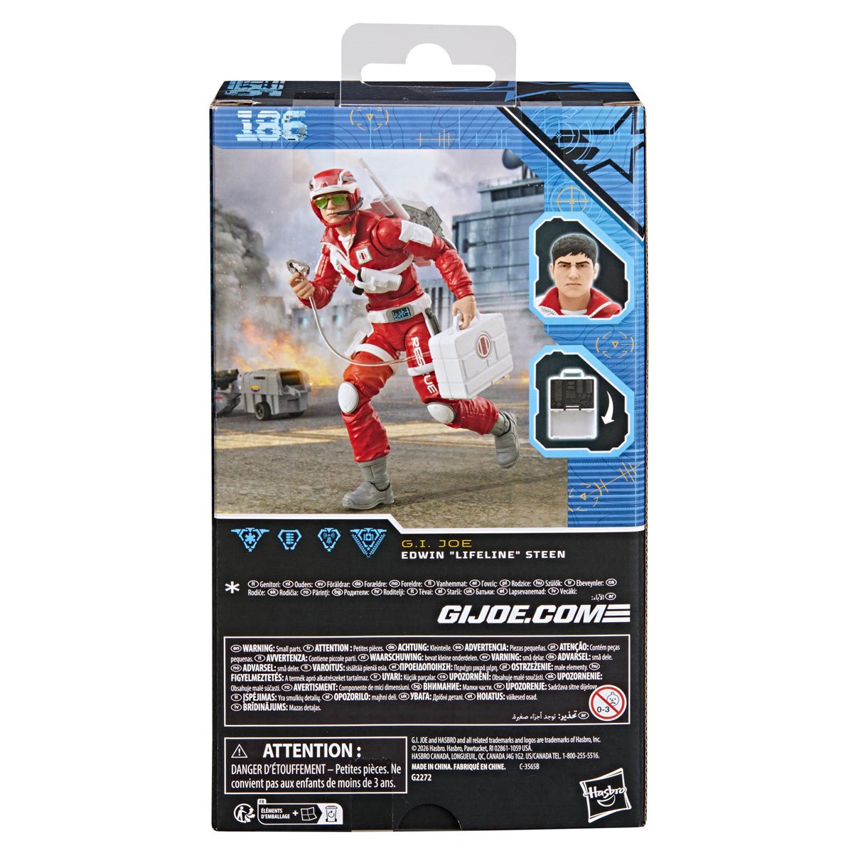 G.I. Joe Classified Series #186 Edwin Lifeline Steen Action Figure