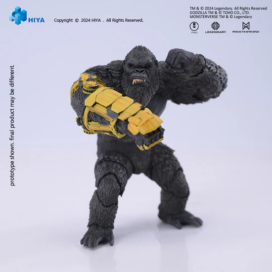 Godzilla x Kong The New Empire Exquisite Basic Kong Beast Glove Version By Hiya Toys