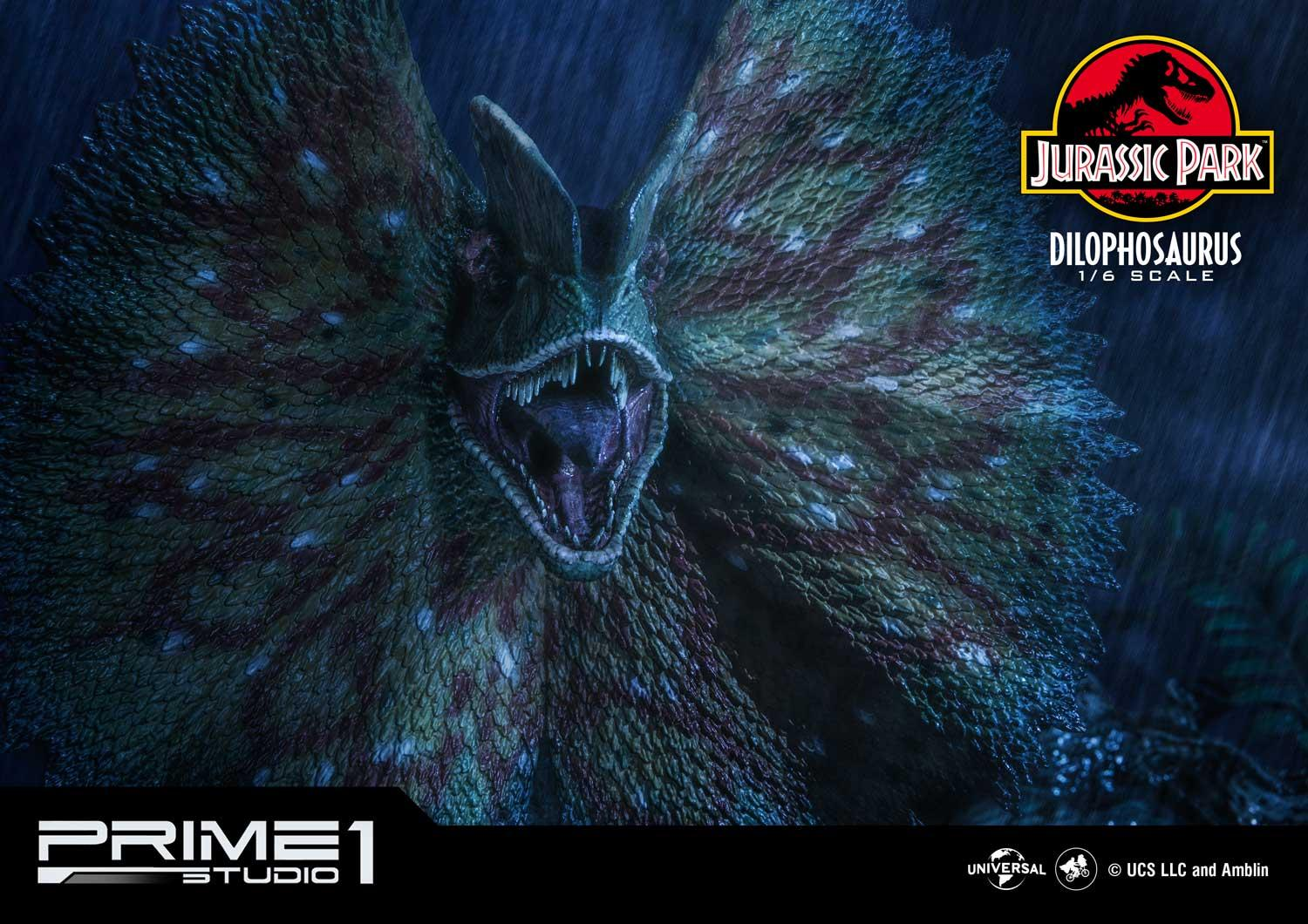 Jurassic Park Dilophosaurus  Bonus Version By Prime 1 Studio