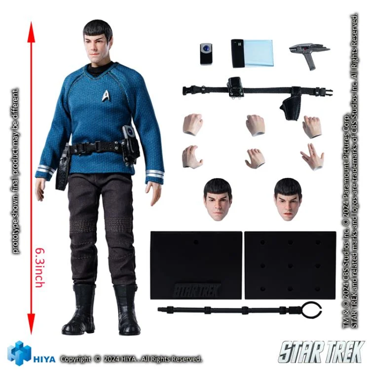 Star Trek 2009 Spock Exquisite Super Series Action Figure  Previews Exclusive