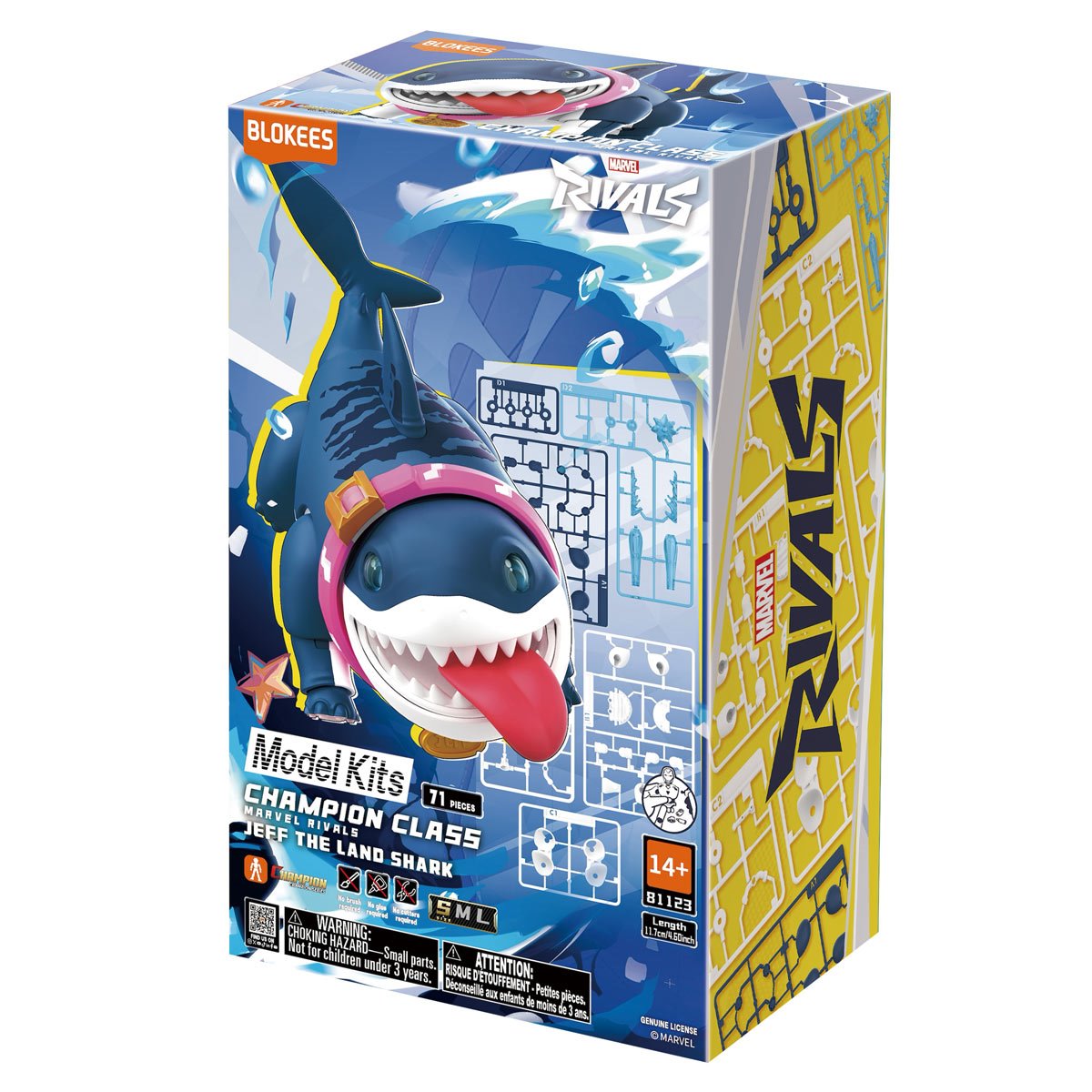 Marvel Rivals Jeff the Land Shark Champion Class Blokees Model Kit