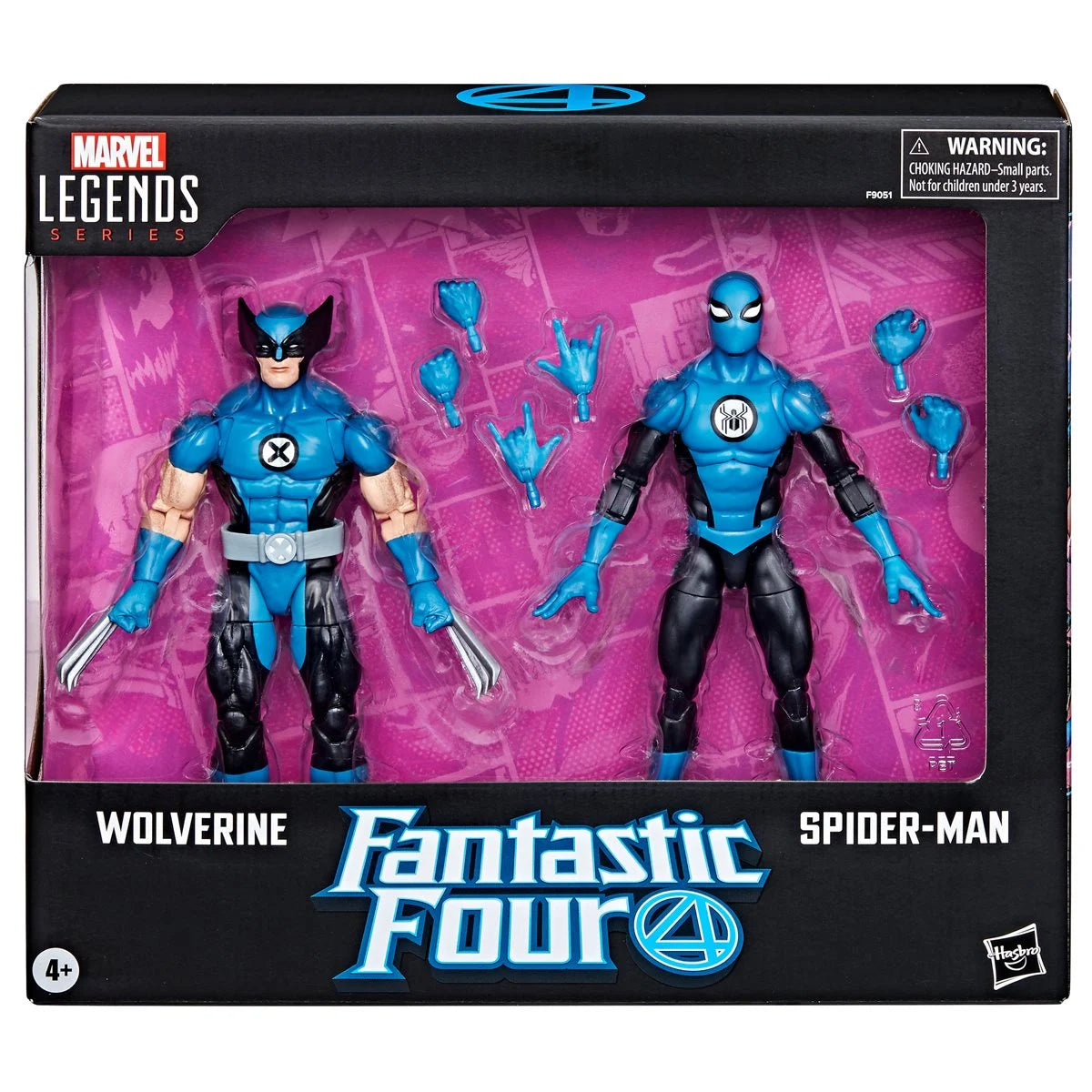 Fantastic Four Marvel Legends Wolverine and Spider-Man Action Figure 2-Pack