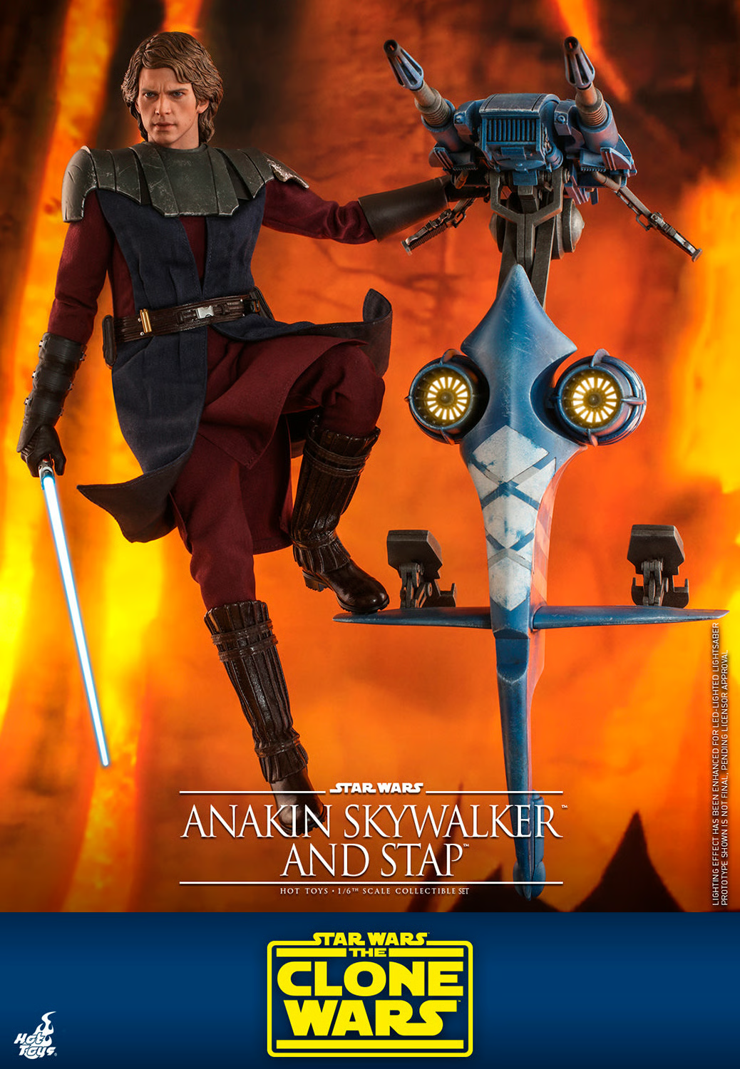 Anakin Skywalker and STAP Sixth Scale Figure Set by Hot Toys