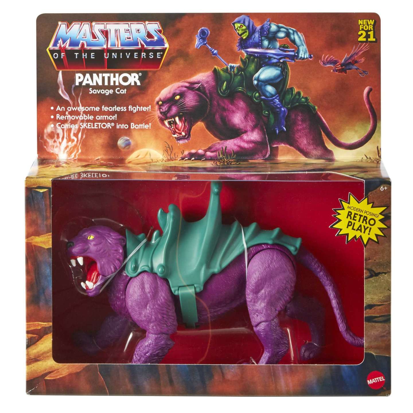 Masters of the Universe Origins Panthor Savage Cat Action Figure