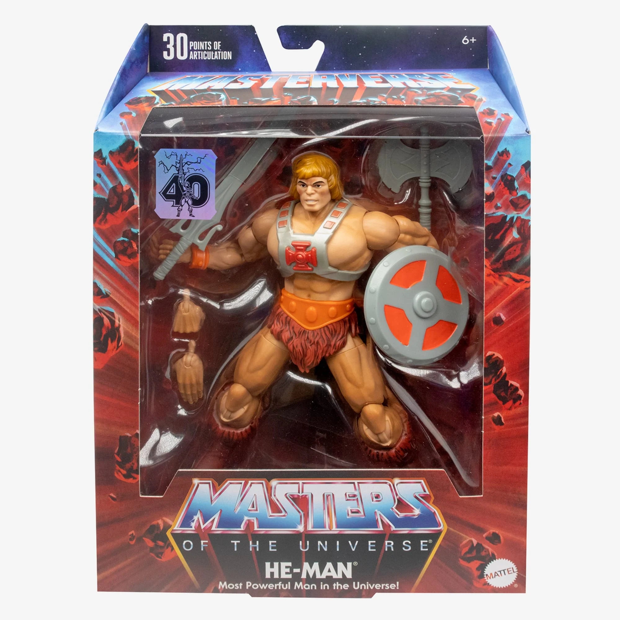 Masters of the Universe Masterverse He-Man 40th Anniversary Action Figure