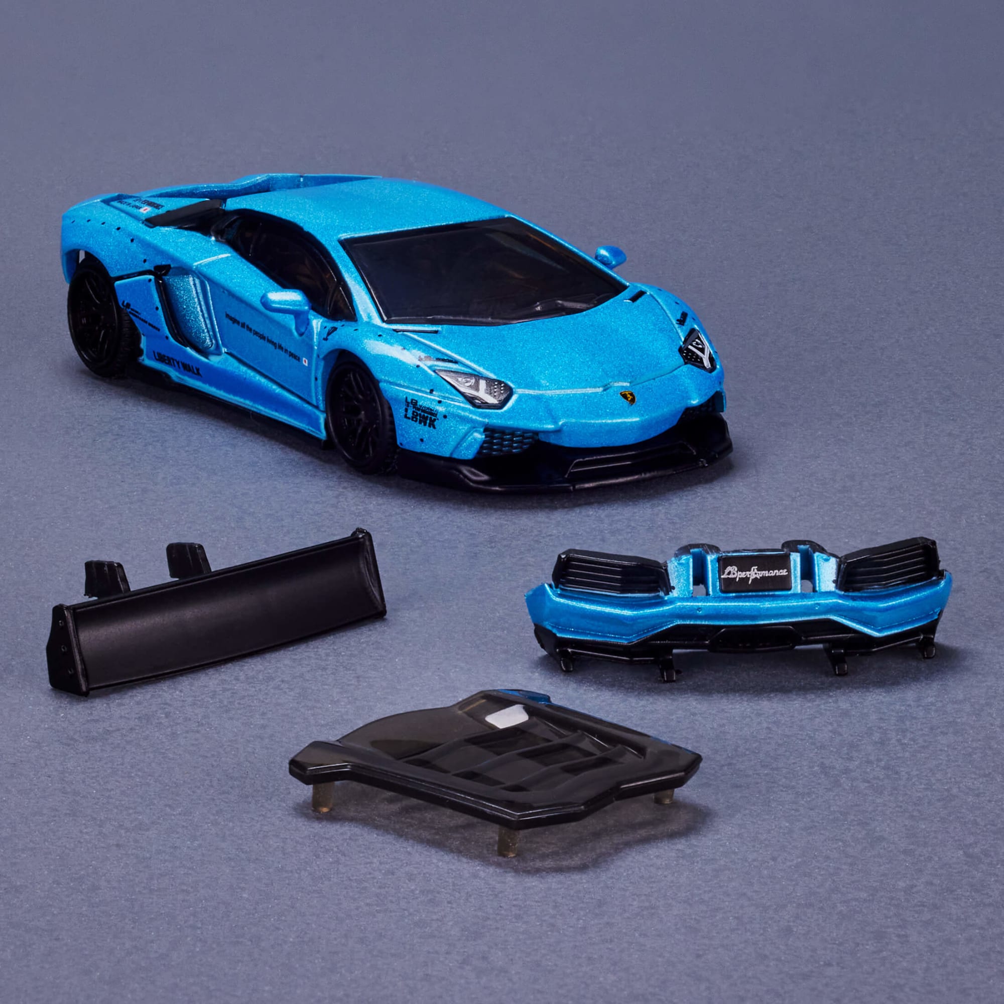 Hot Wheels Elite 64 LBWK Lamborghini Aventador LP 700-4 (Creations Exclusive)