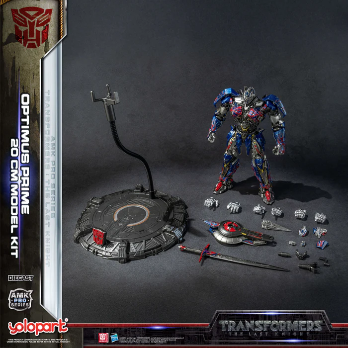 Transformers The Last Knight M5 Optimus Prime Model Kit AMK PRO Series By Yolopark