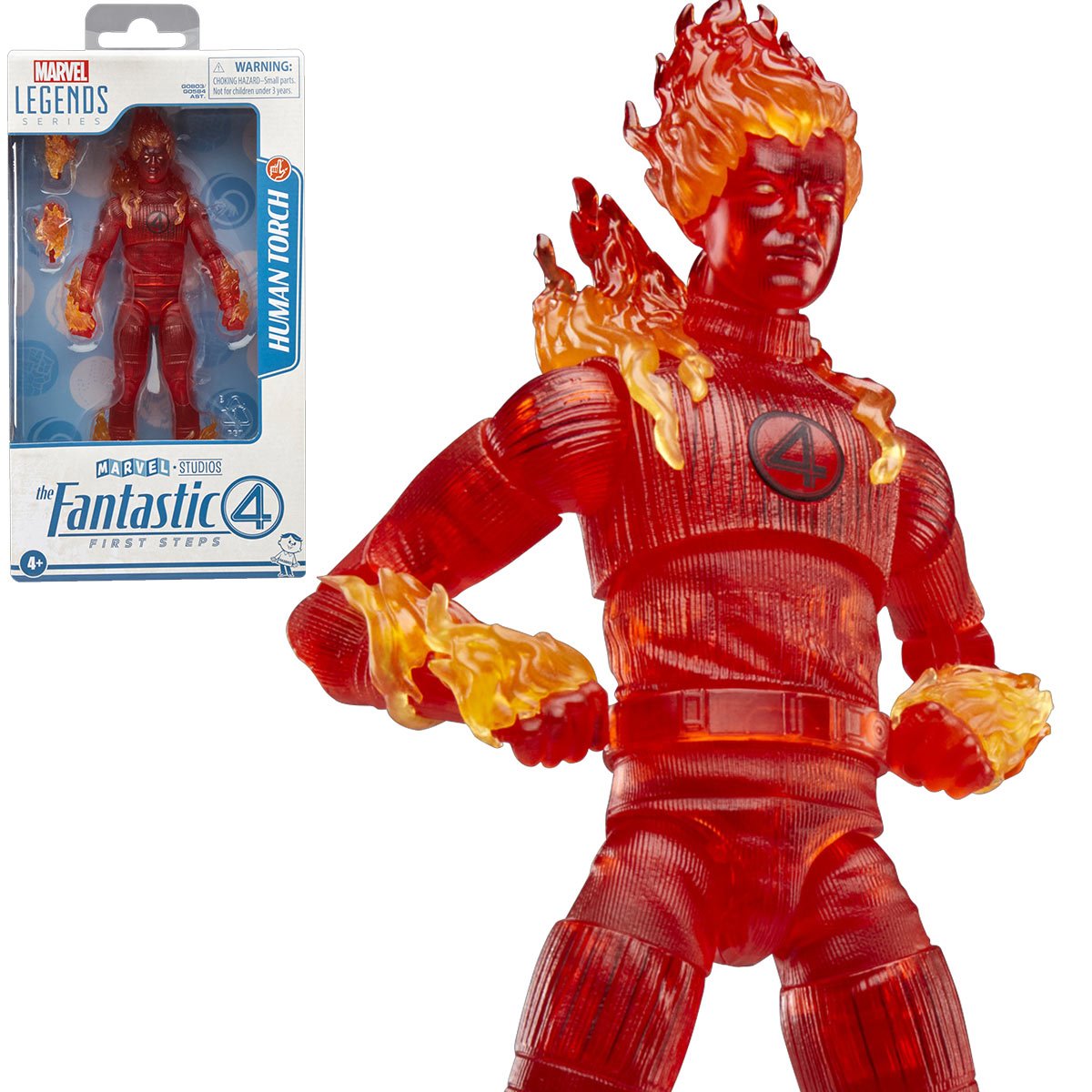 The Fantastic Four First Steps Marvel Legends Human Torch Action Figure