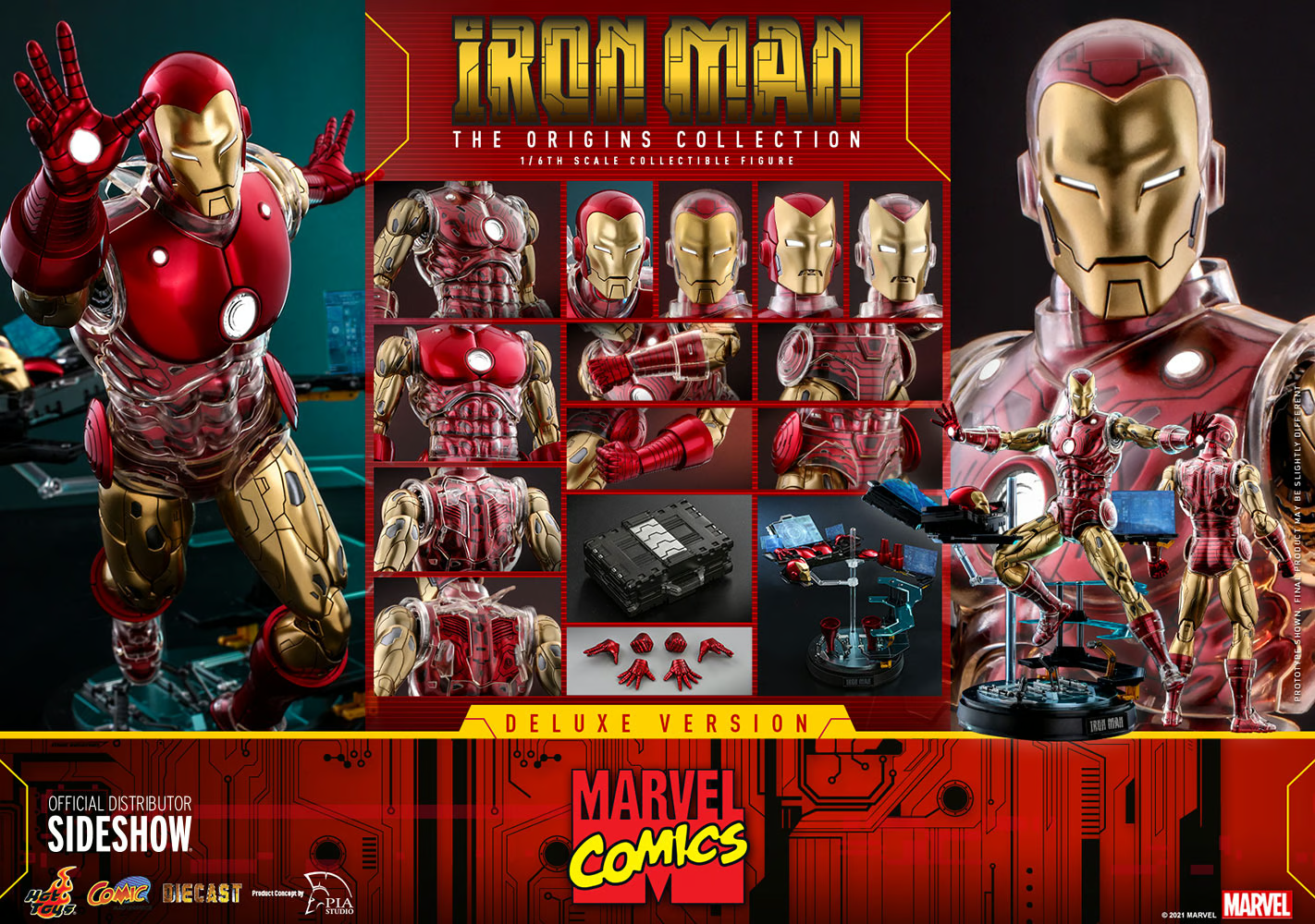 Iron Man The Origins Deluxe Figure By Hot Toys