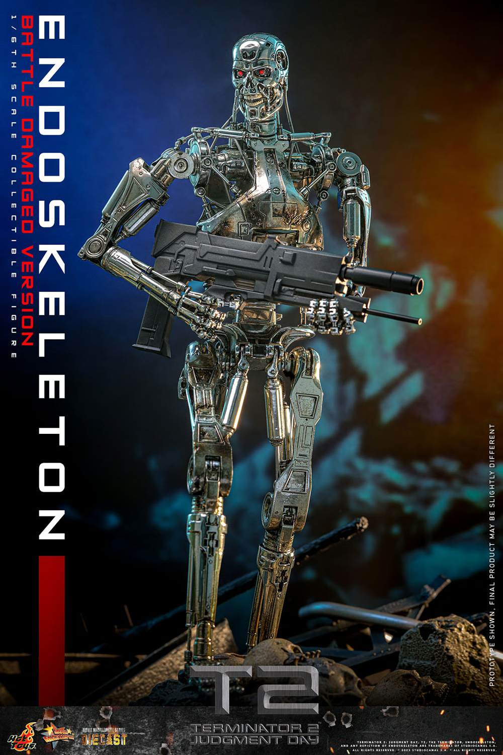 Endoskeleton (Battle Damaged Version) Sixth Scale Figure by Hot Toys