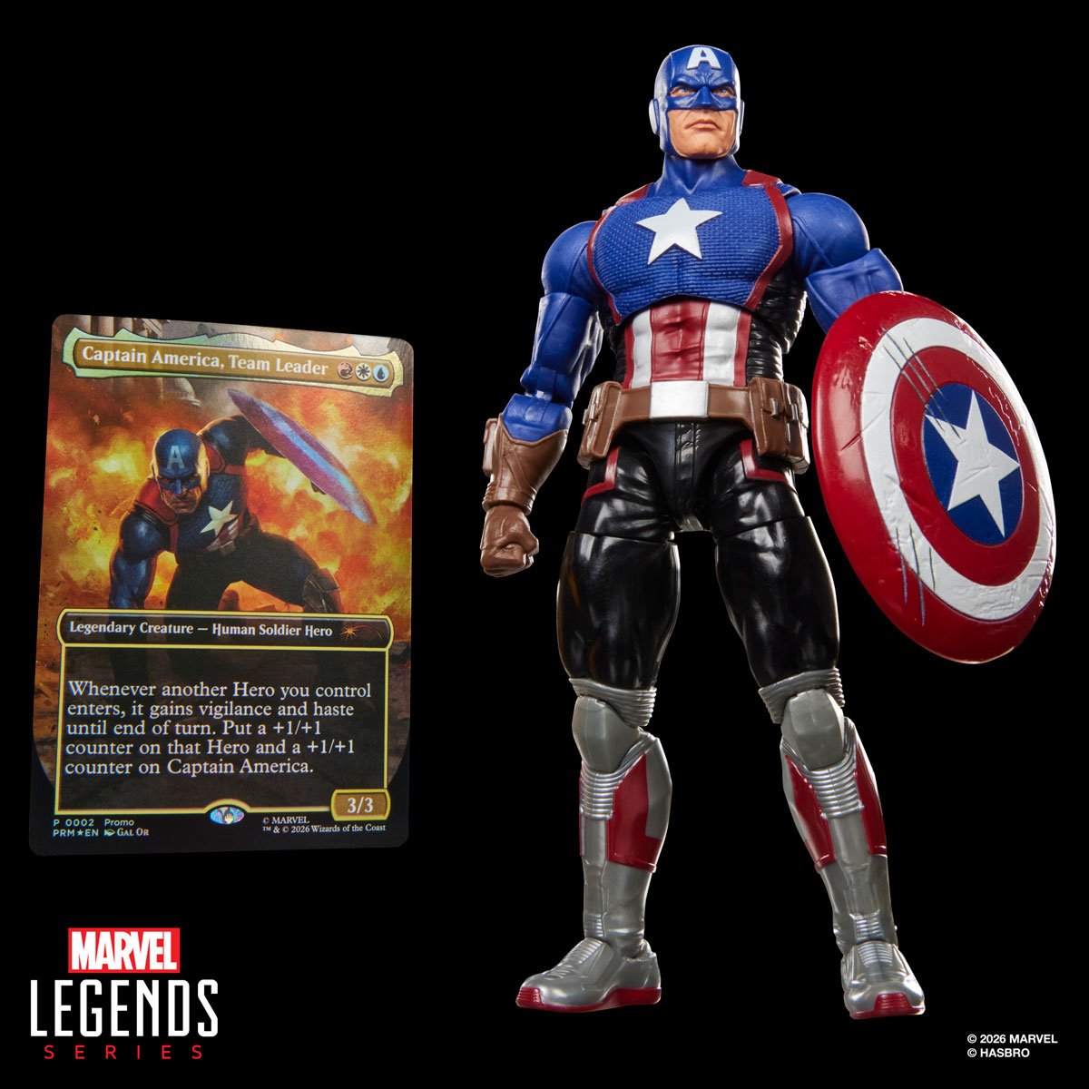 Marvel Super Heroes Magic: The Gathering Marvel Legends Series Captain America (Avengers: Twilight) Action Figure