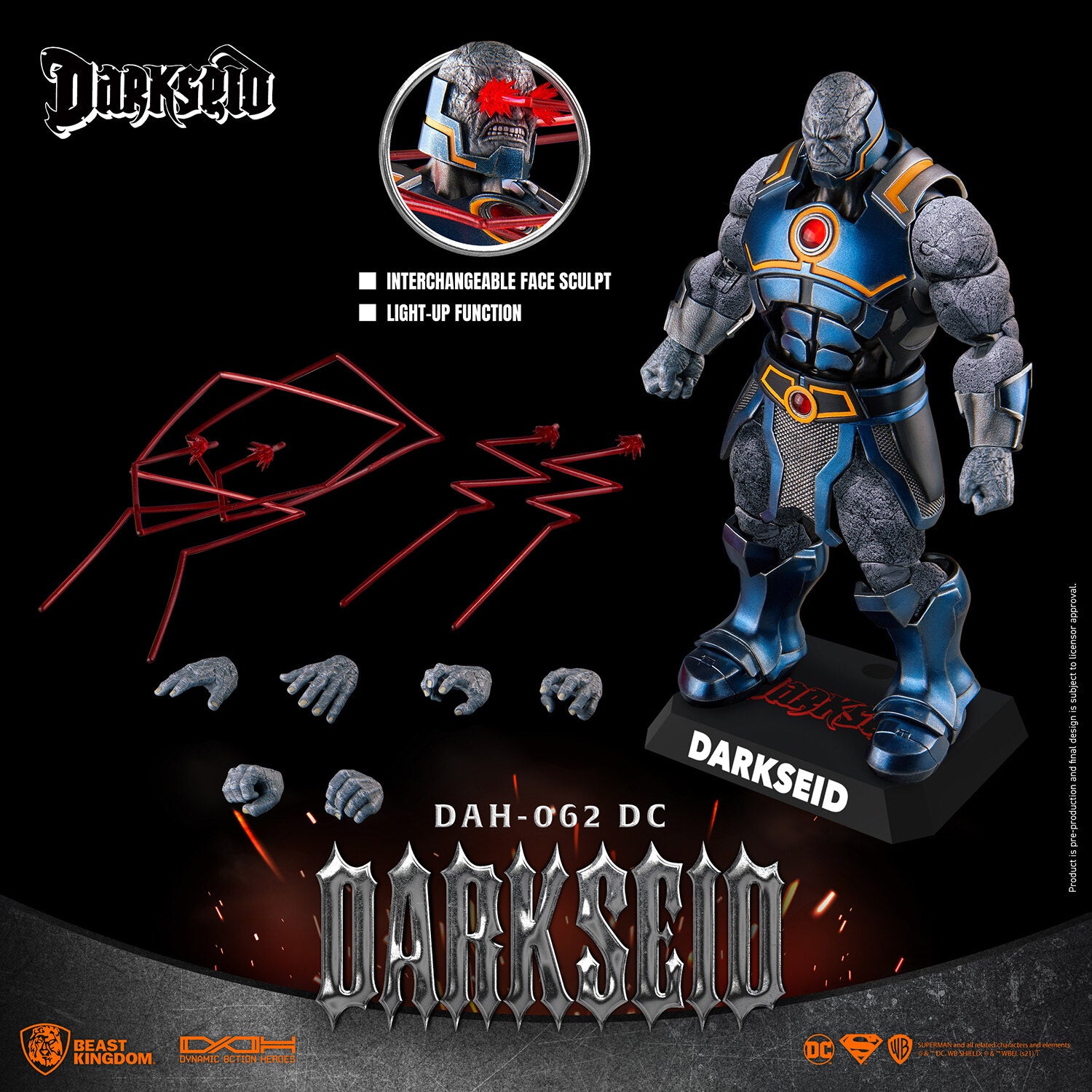 DC Comics Dynamic 8ction Heroes DAH-062 Darkseid By Beast Kingdom