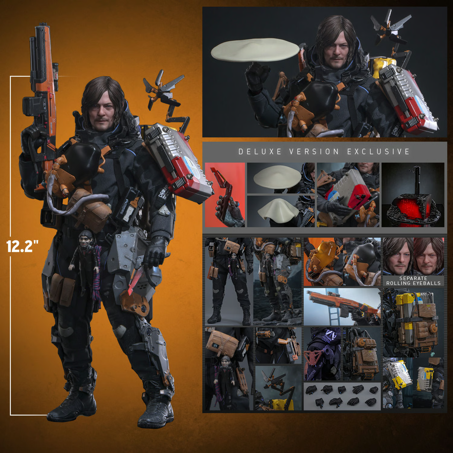 Death Stranding 2 On the Beach Sam (Deluxe Version) Figure by Hot Toys
