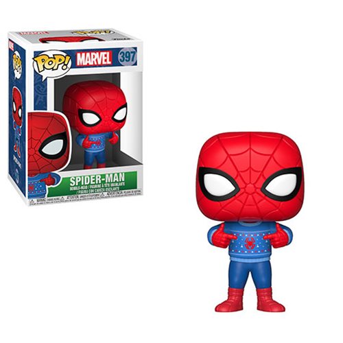 Marvel Holiday Spider-Man Ugly Sweater Funko Pop!