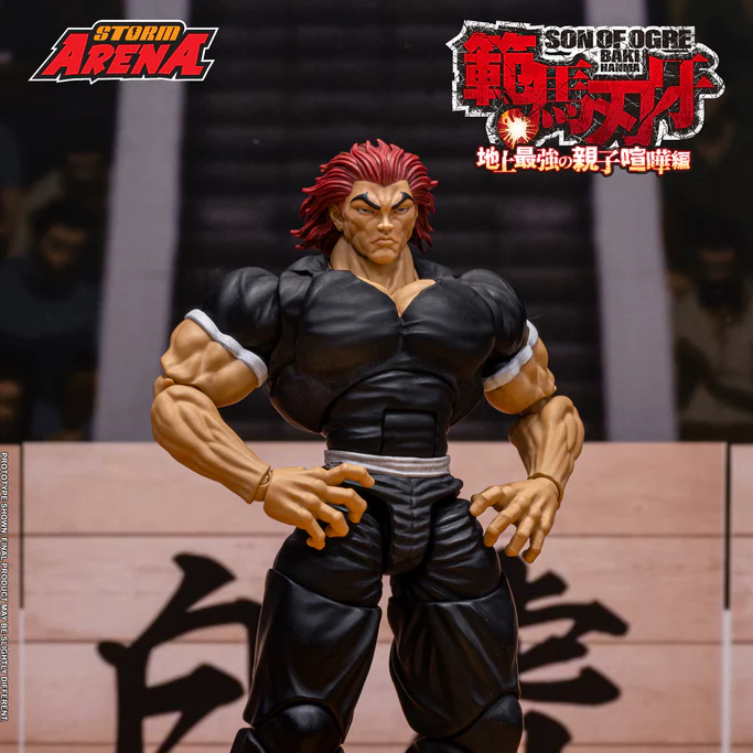 BAKI HANMA SON OF OGRE Yujiro Hanma (STORM ARENA) 1/12th Scale Action Figure By Storm Collectibles
