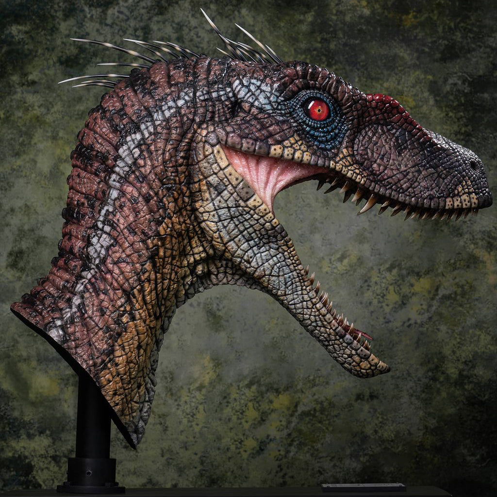 JP III: Male Alpha Velociraptor Bust