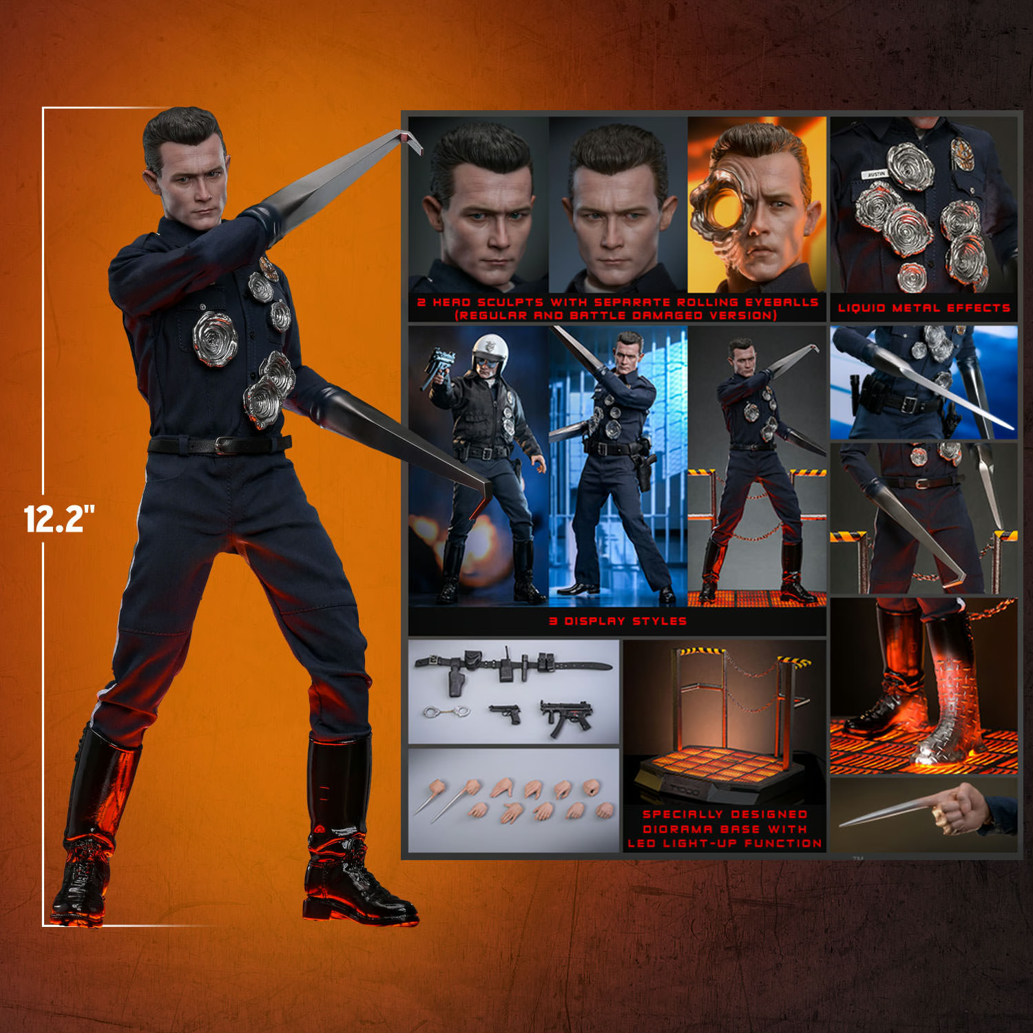 T-1000 (2.0) Sixth Scale Figure by Hot Toys