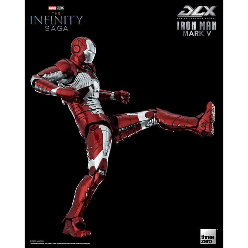 Marvel Studios: The Infinity Saga Iron Man Mark 5 DLX Action Figure By Threezero