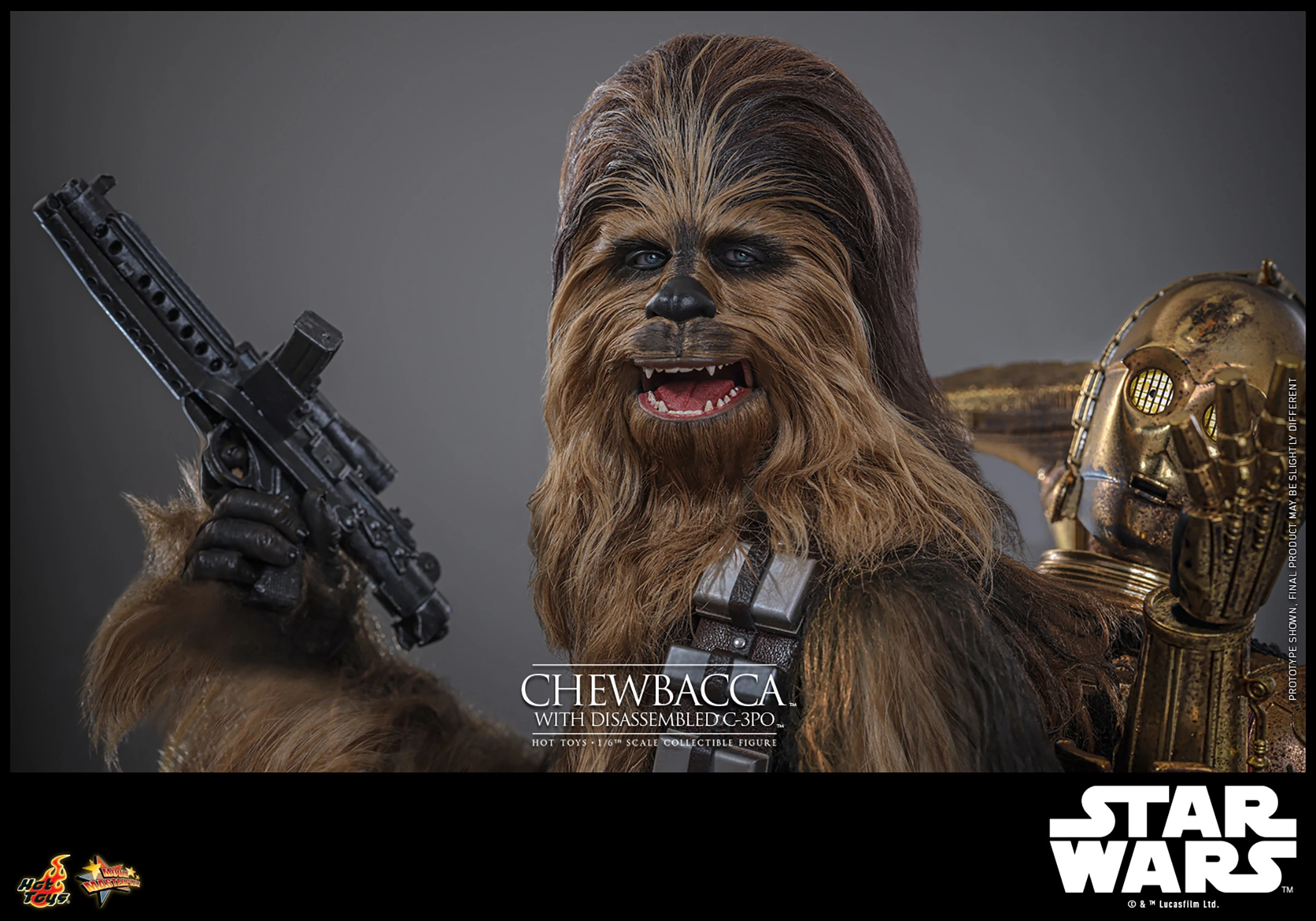 Chewbacca™ with Disassembled C-3PO™ By Hot Toys