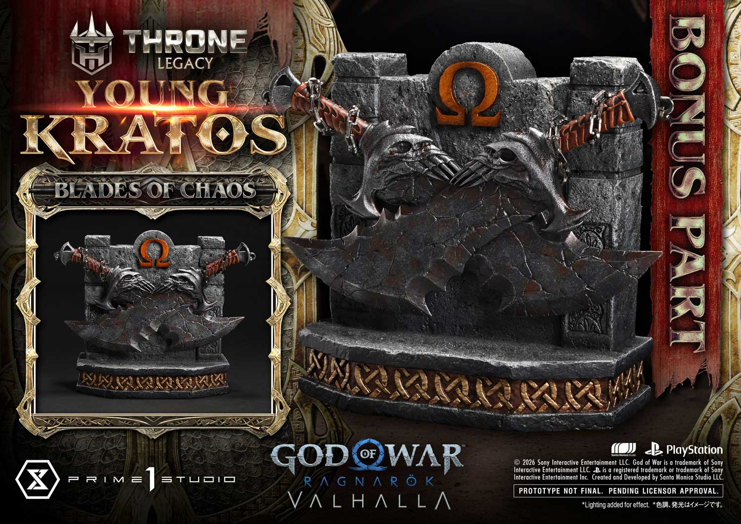 God of War: Ragnarok Young Kratos Bonus Version Statue