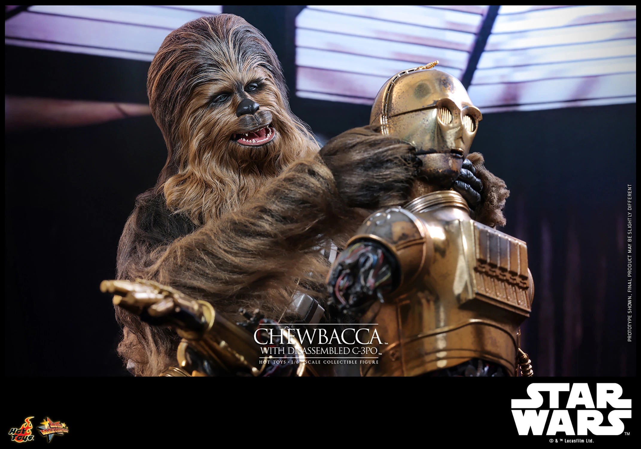 Chewbacca™ with Disassembled C-3PO™ By Hot Toys