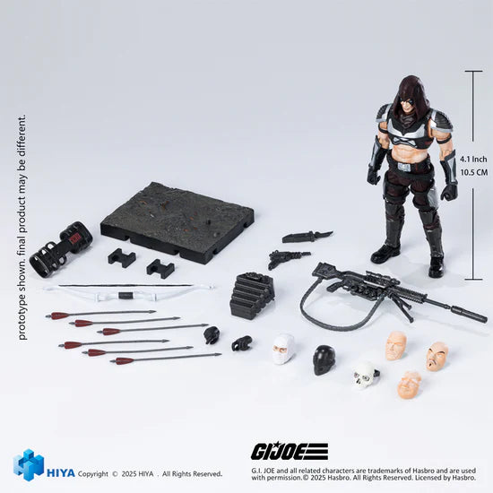 HIYA Exquisite Mini Series 1/18 Scale G.I.Joe Zartan Master of Disguise Version Action Figure