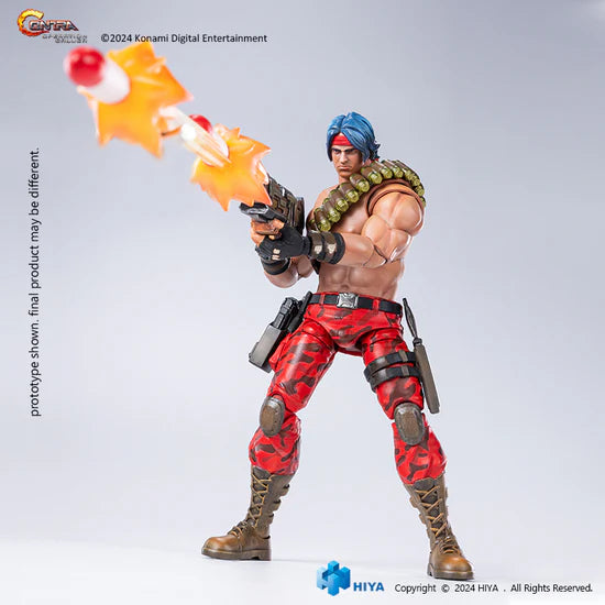 Contra: Operation Galuga Lance Bean Exquisite Basic 1:12 Action Figure