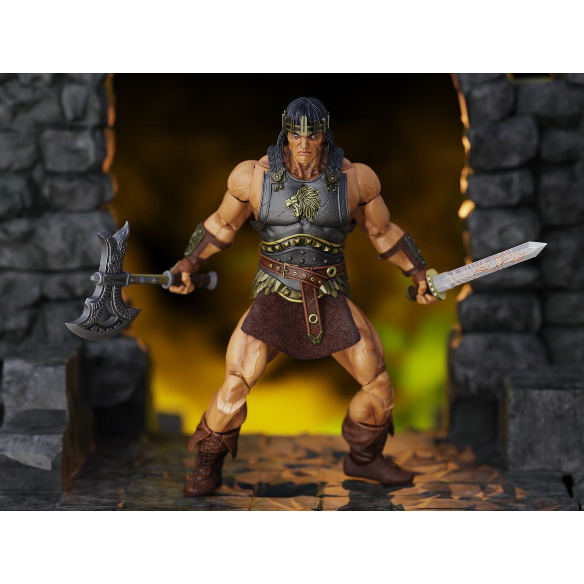 King Conan: Ruler of Aquilonia Epic H.A.C.K.S Action Figure By Boss Fight Studio