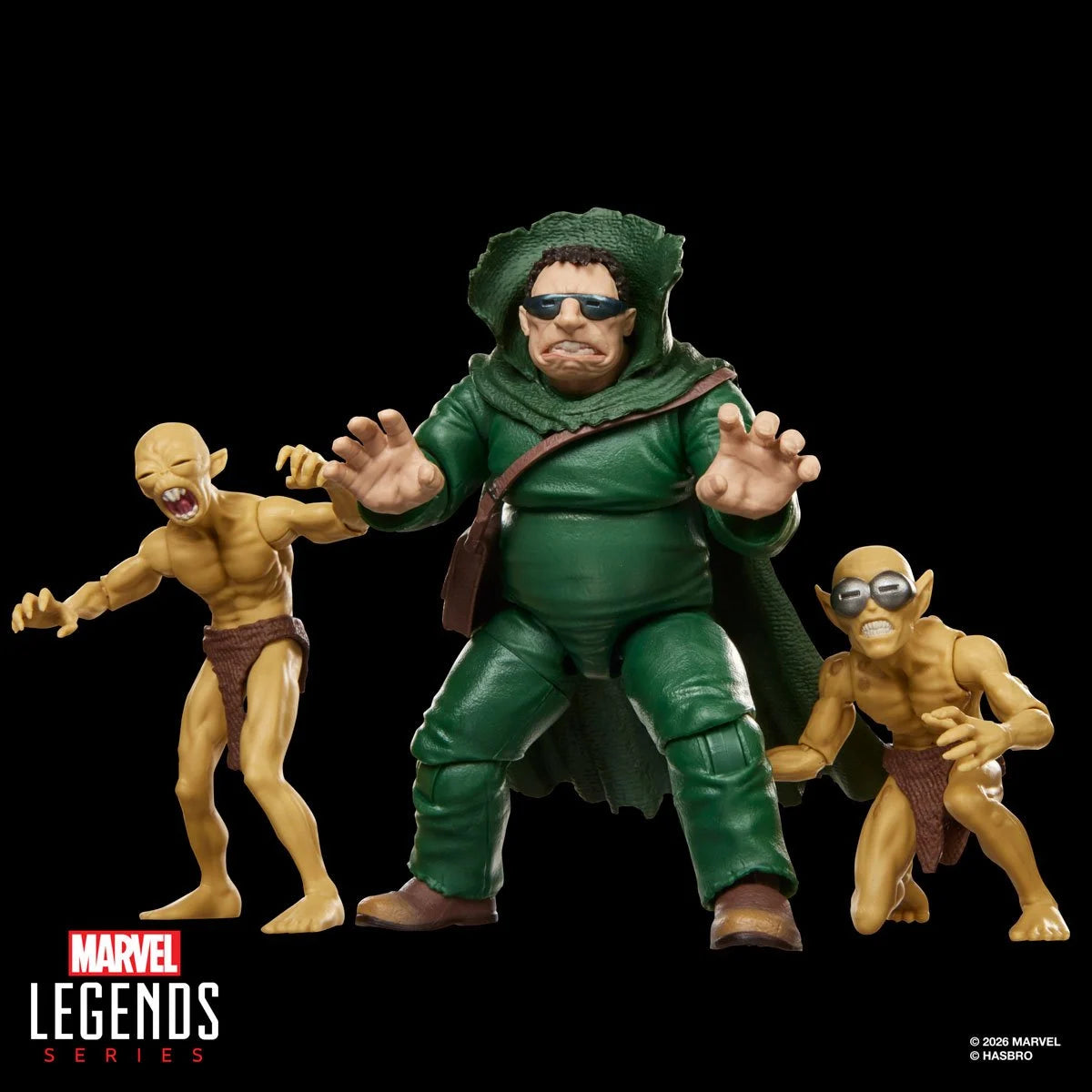 Fantastic Four Marvel Legends Mole Man & Moloids Action Figures