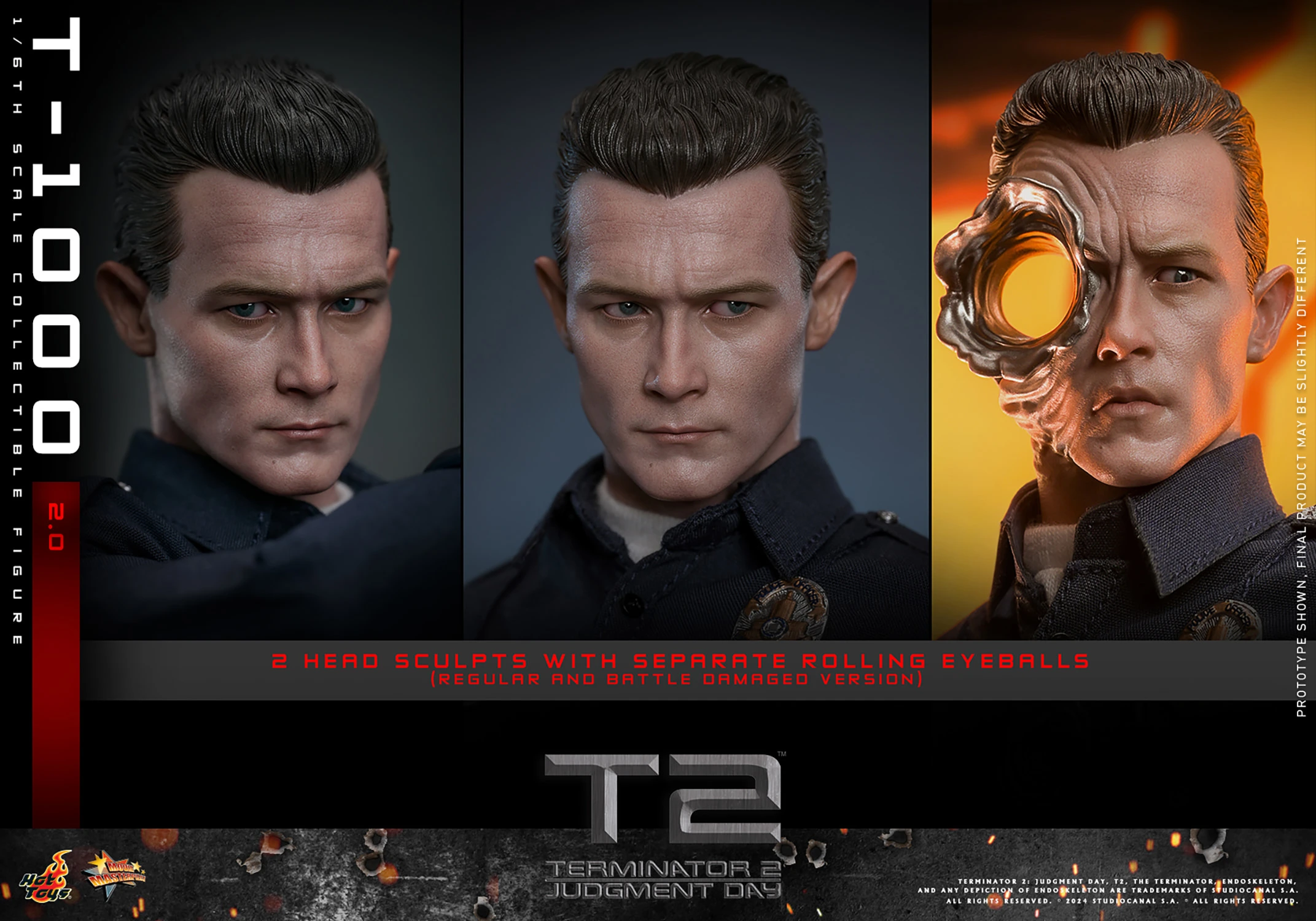 T-1000 (2.0) Sixth Scale Figure by Hot Toys