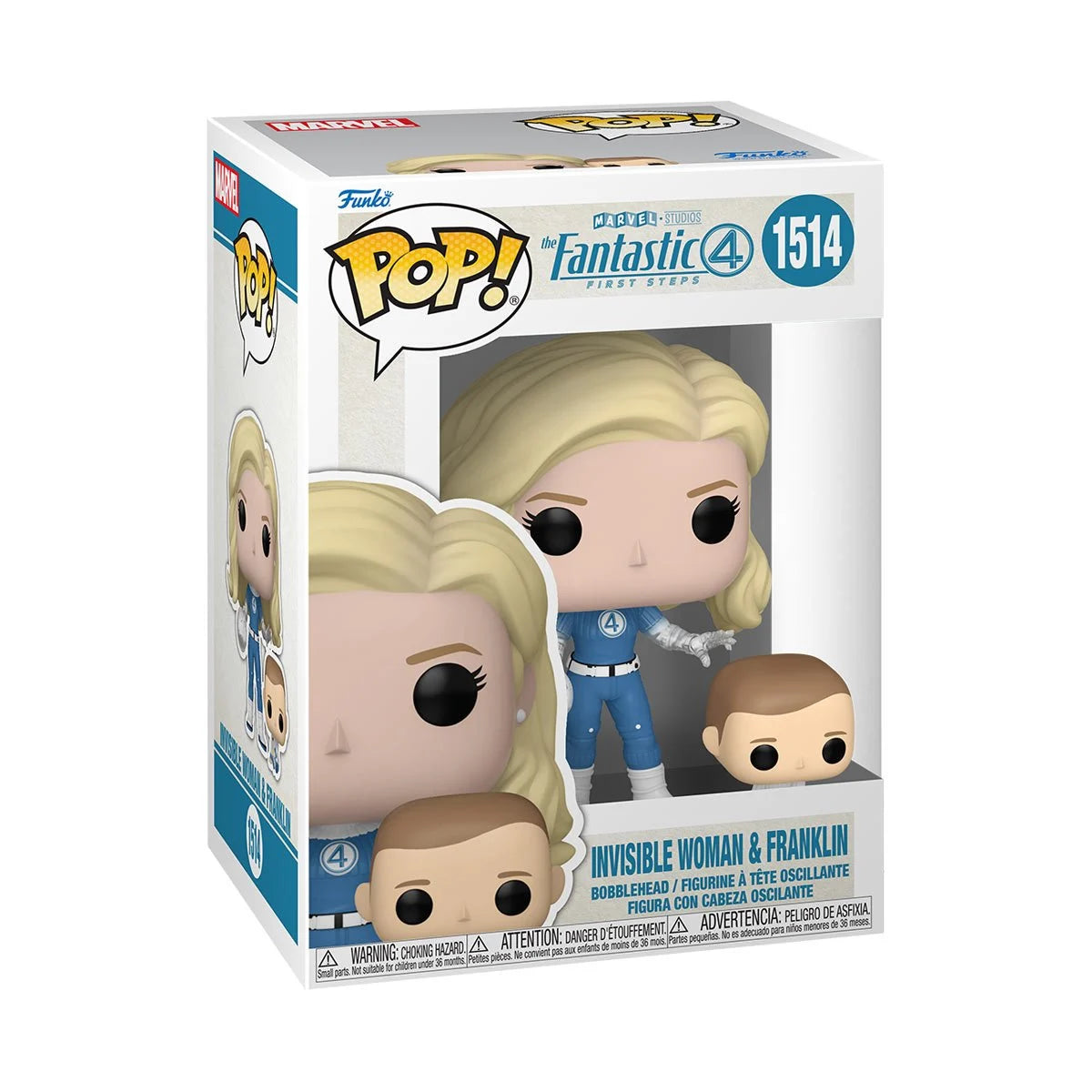The Fantastic Four First Steps Invisible Woman & Franklin Funko Pop!