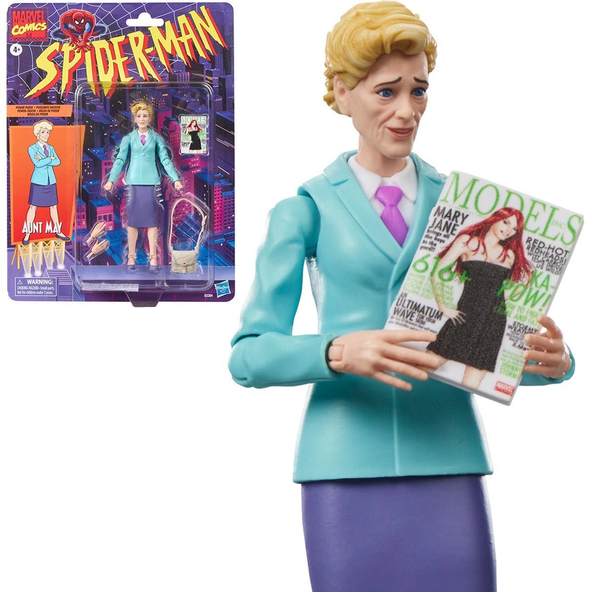 Spider-Man: The Animated Series Aunt May Retro Cardback Action Figure
