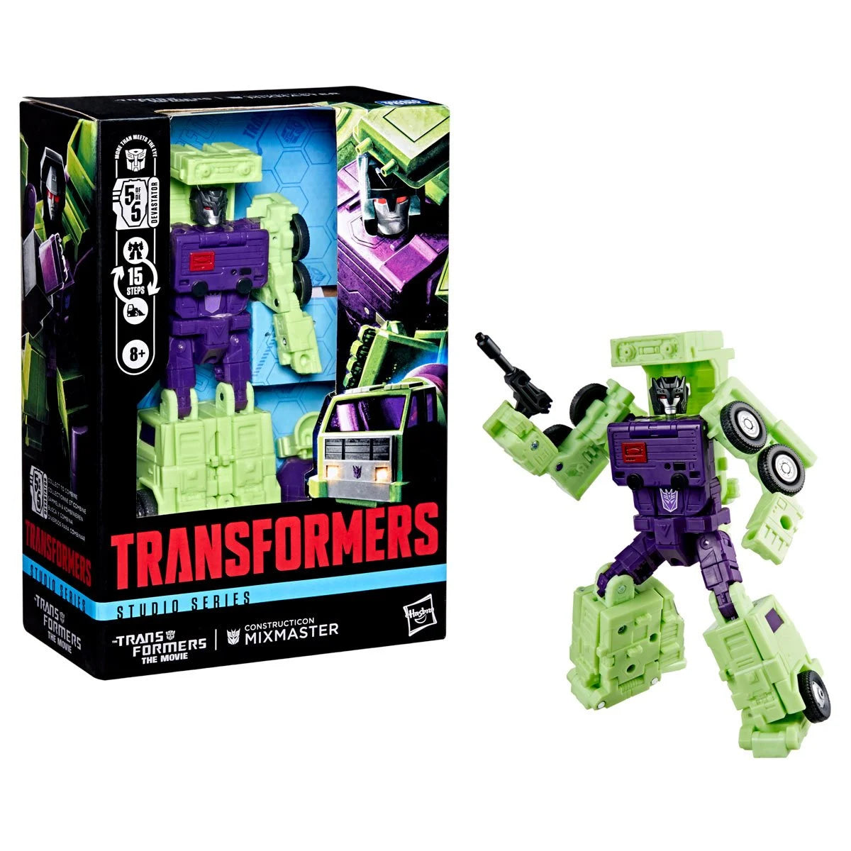 Transformers Studio Series 86 Voyager Class Transformers: The Movie Constructicon Mixmaster